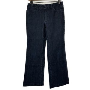Banana Republic | Women's Mid Ris Dark Wash Classic Trouser Leg / Flare Jeans 6P